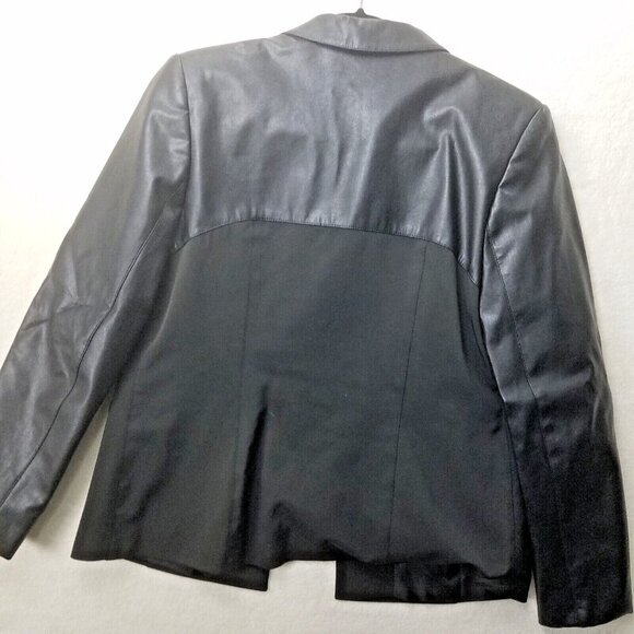 Et dieu crea la femme black women's 40 blazer four button poly blend collared - Picture 3 of 15